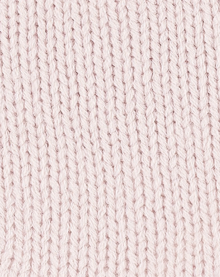 Dreieckstuch KUSCHEL - RIPPSTRICK MINI in rosa