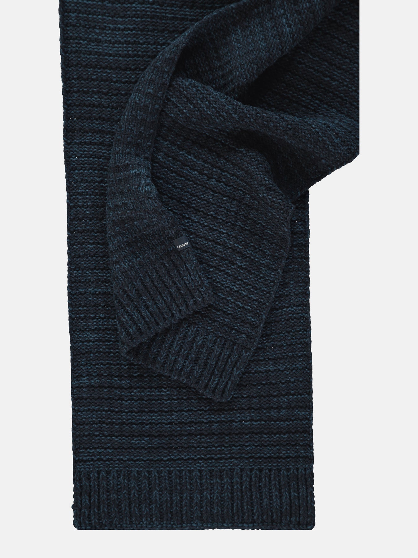 Melierter Grob-Strickschal
