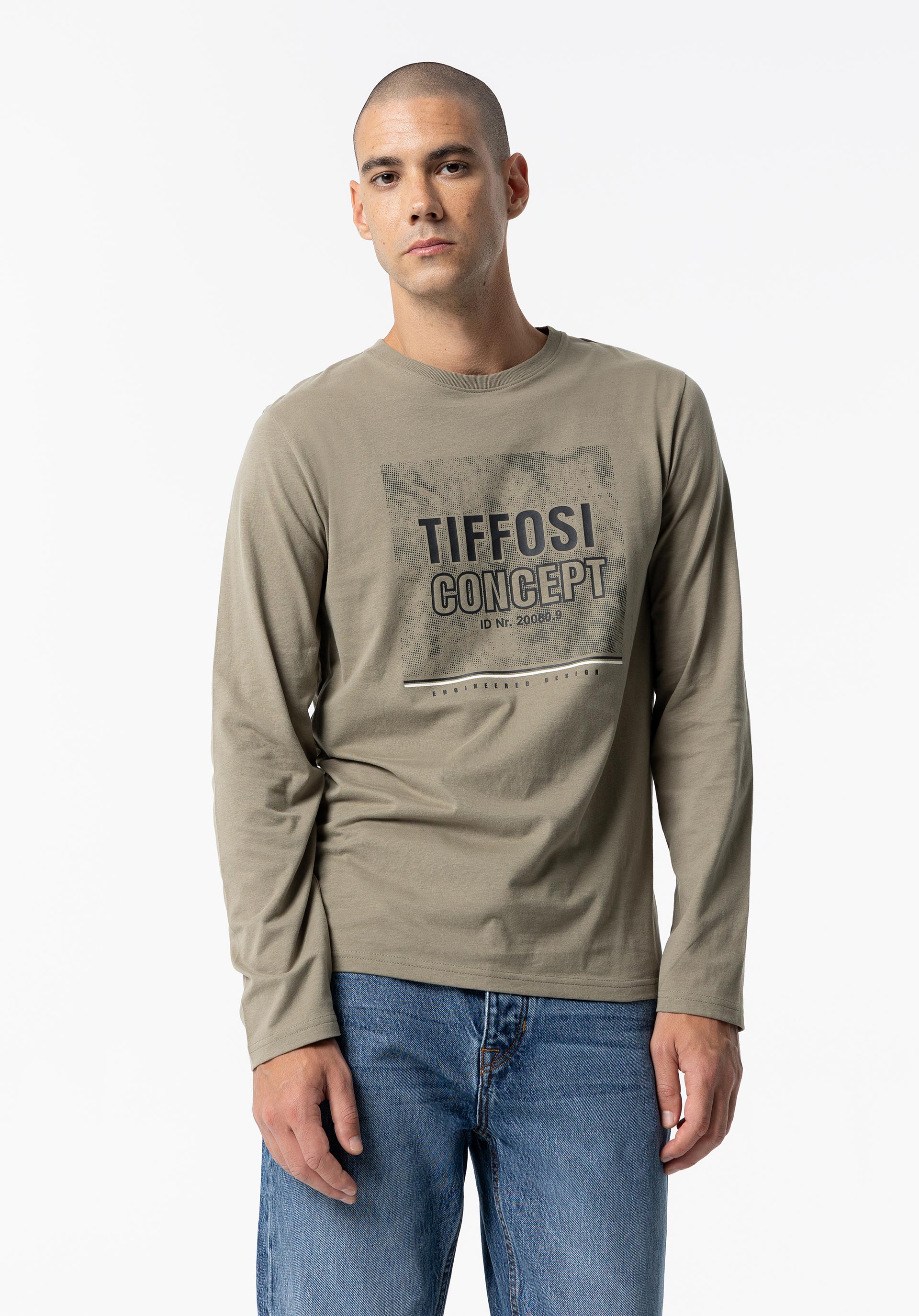 T-shirt com Estampado Frontal