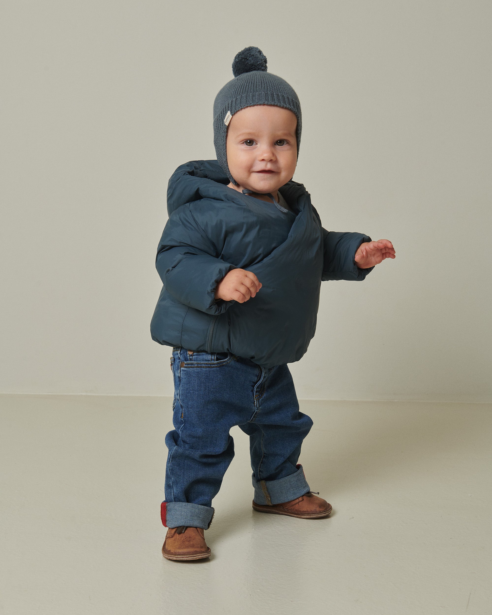 Omari Jacket, Dunjakke - Shaded Blue