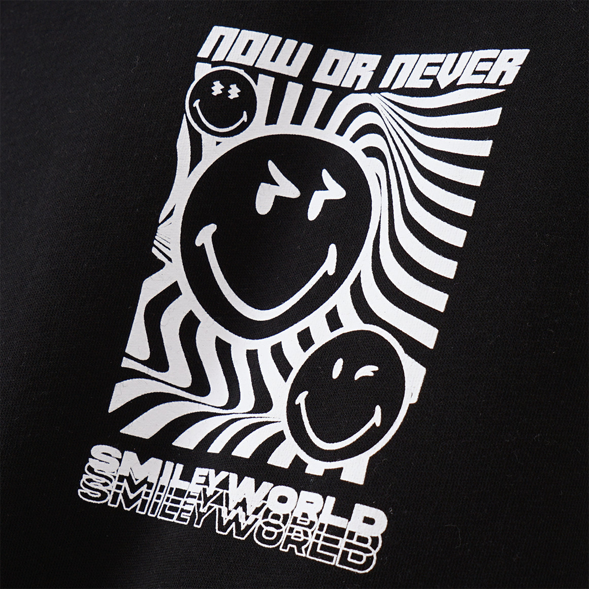 Beatwear SmileyWorld Sweatshirt mit Print schwarz