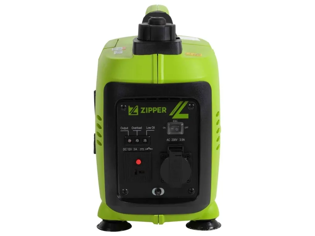 Zipper ZI-STE1000INV, 800 W, 230 V, 1,55 L, Benzin, Vejledning, 12 V