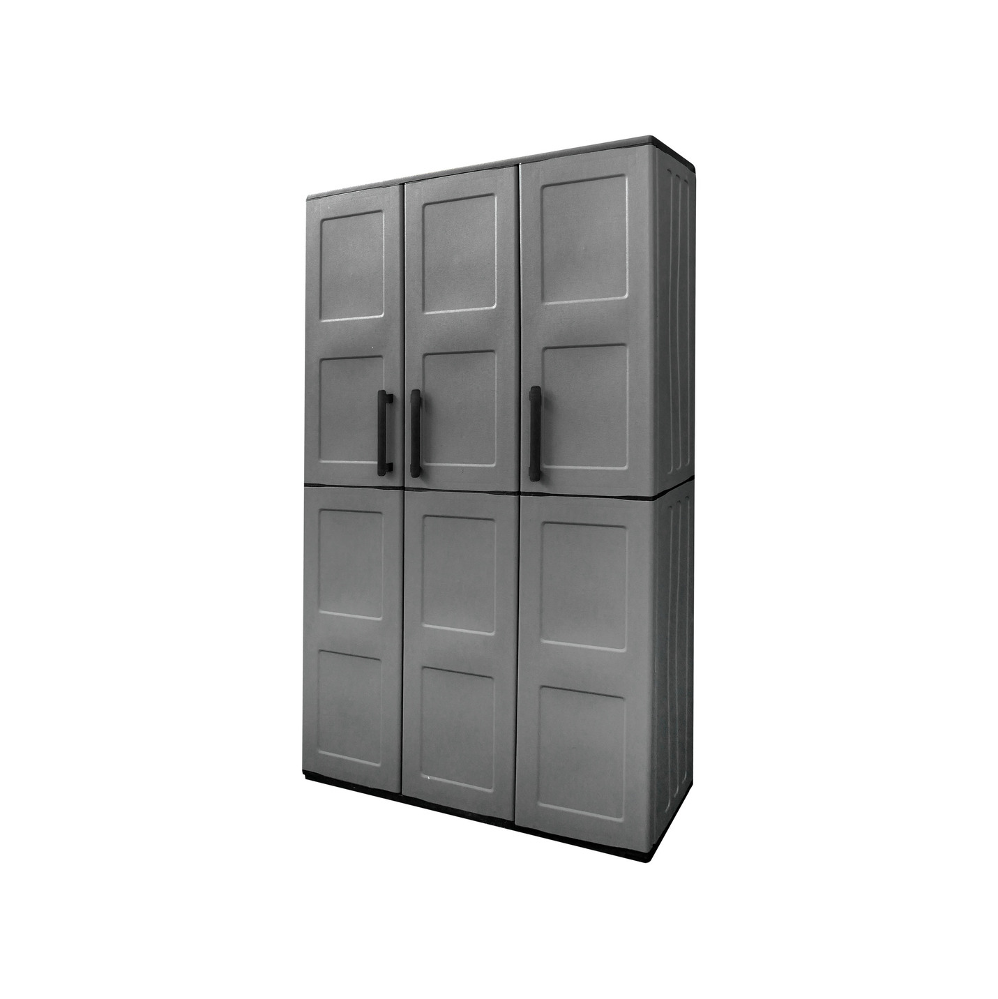 Gartenschrank mit soliden Stahlscharnieren