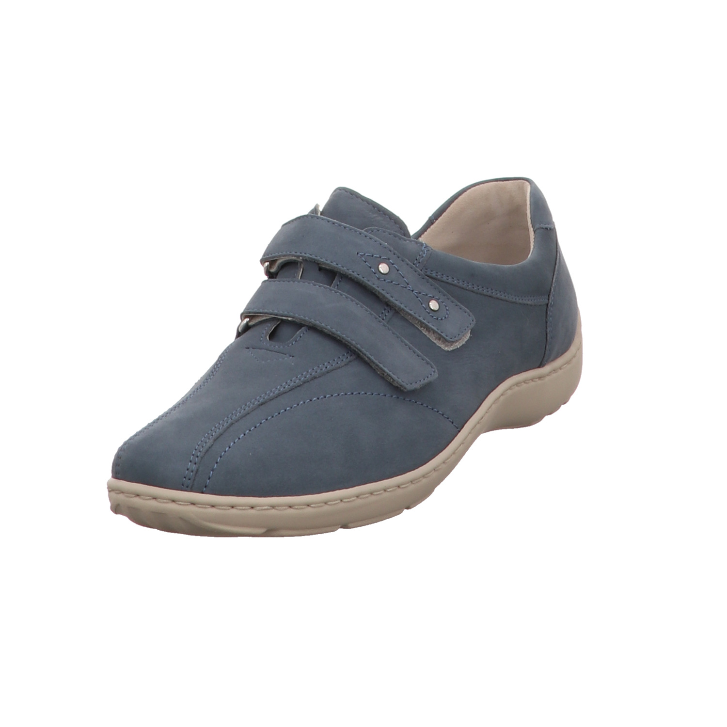 Waldläufer Halbschuh blau blau