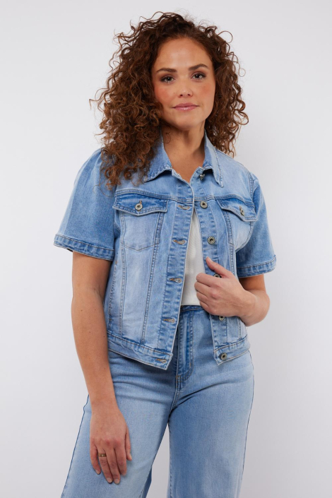 C&S The Label blauwe dames jas
