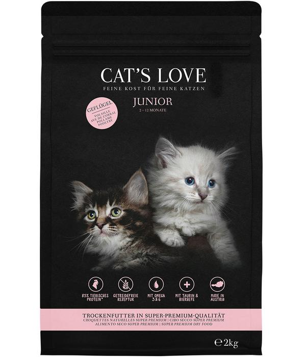 CAT'S LOVE Trockenfutter für Katzen Junior,