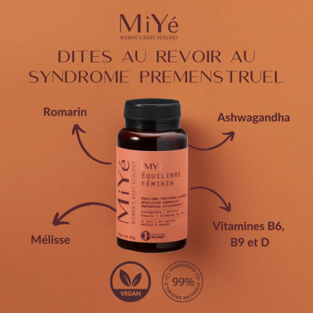 MiYe Compléments équilibre féminin 3 mois