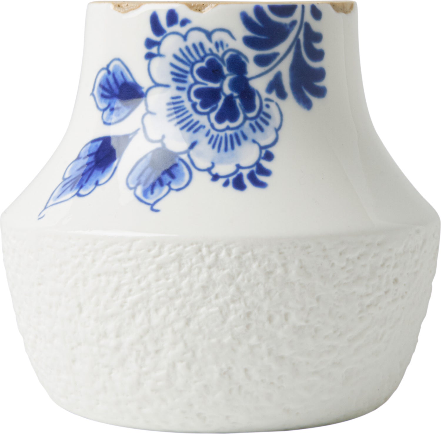 Heinen Delfts Blauw vaas Bloesem blauw D 11 H 10 cm