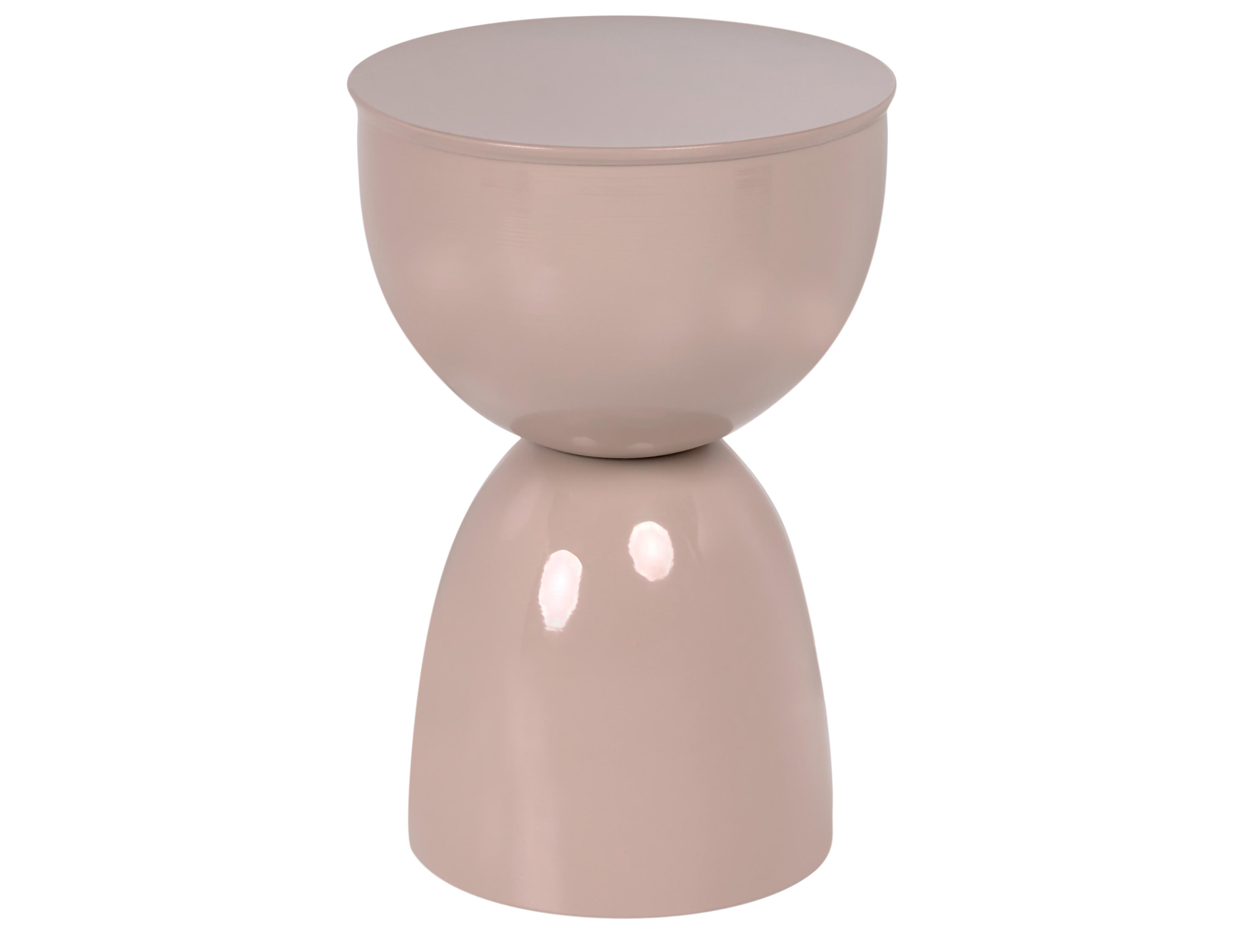 Bijzettafel CANYON Metaal Lichtbeige