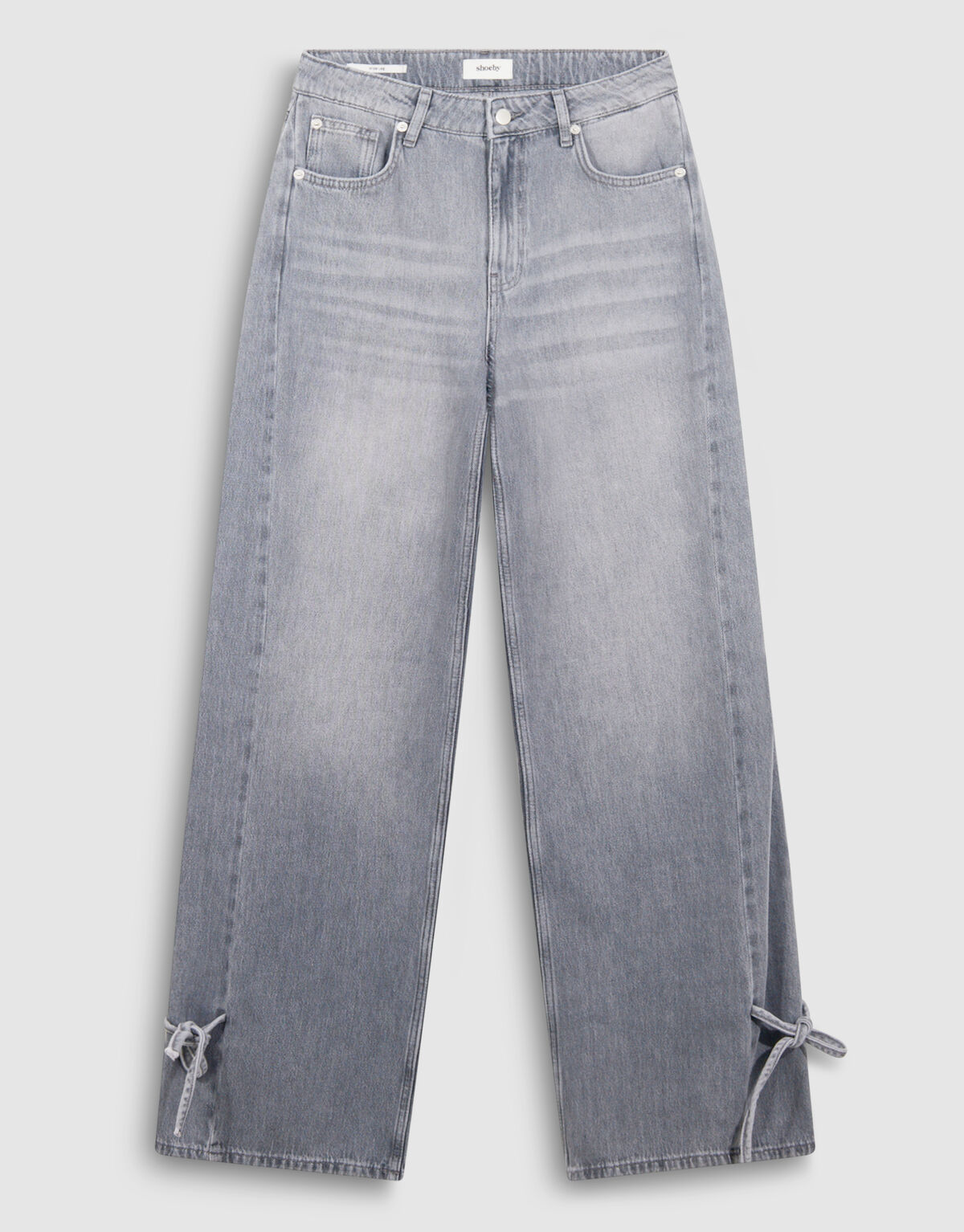 Strik Straight Fit Jeans Grijs