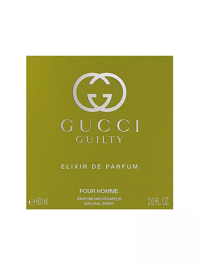 GUCCI Guilty Pour Homme Elixir de Parfum 60ml keine Farbe