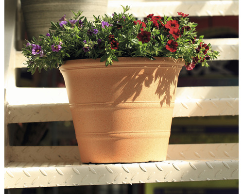 Bloempot Lafiora Camellia kunststof Ø 56 cm H 44 cm terracotta