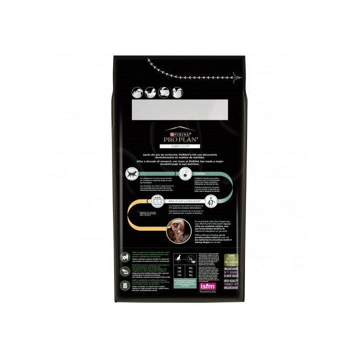 PRO PLAN LiveClear Sterilised Adult à la Dinde - Croquettes pour chat