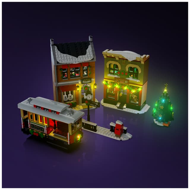 Light My Bricks™ Holiday Main Street lyskit