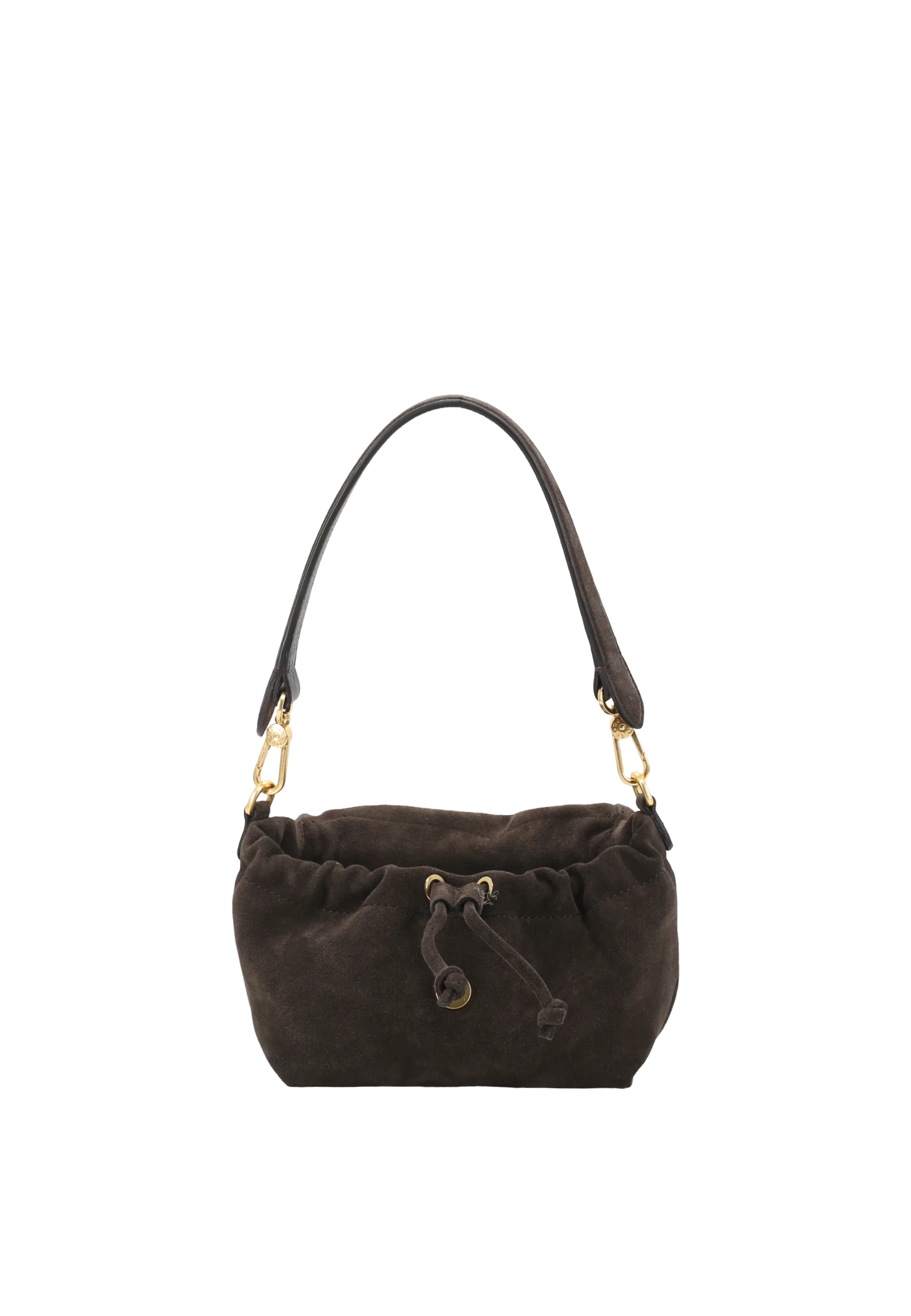shoulder bag TEMI small Leather Suede Standard