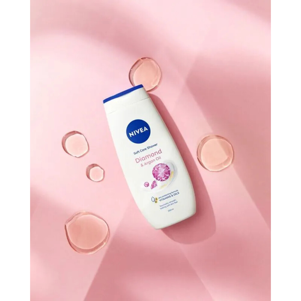 6x Nivea Douchecrème Diamond Touch250 ml