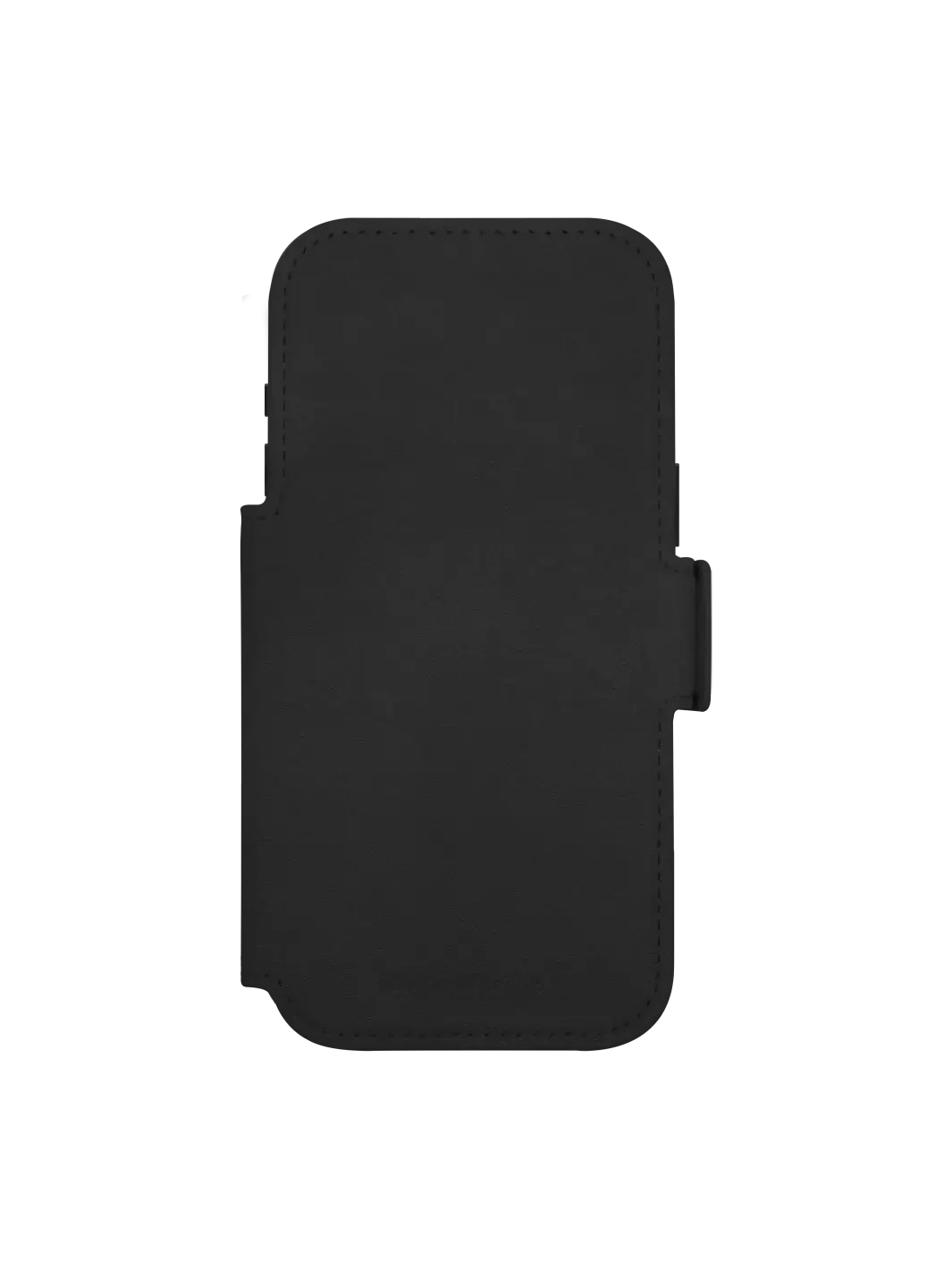 iPhone 17 Pro Max 2in1 MagSafe Wallet Case Echtleder Tasche mit RFID Schutz Lynge (LM69GTBL6627) - Schwarz