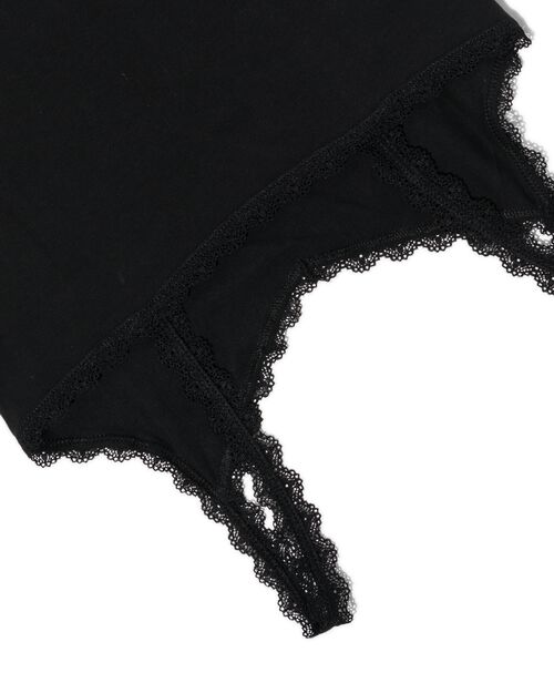 débardeur femme dentelle noir