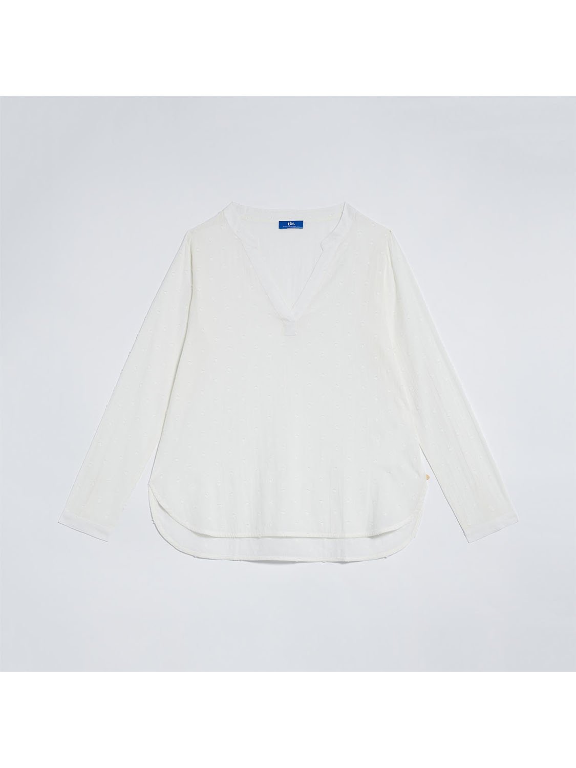 Blouse Femme Manches Longues Coton Léger Arctique