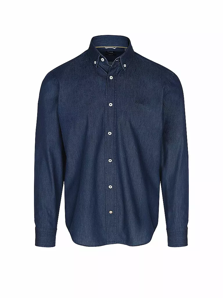 BOSS Jeanshemd  dunkelblau
