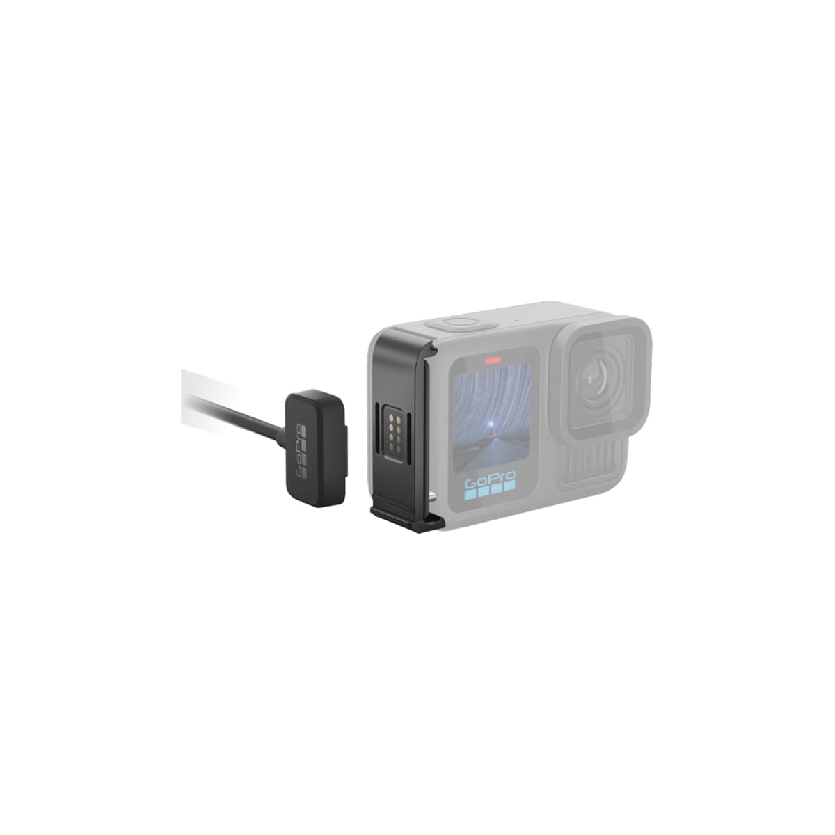 GoPro Contacto magnetisk dør og strømkabelsett (sort)