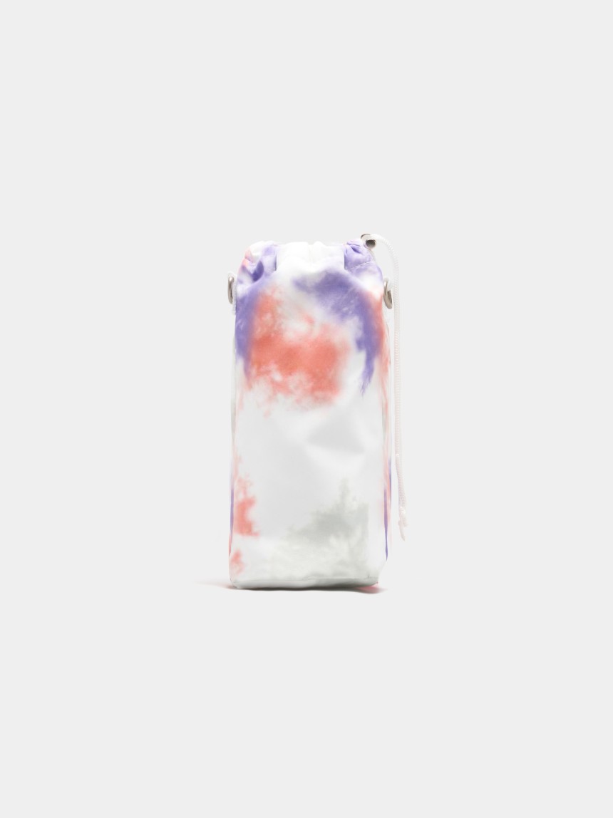 Bolsa para garrafa com com estampado tye dye