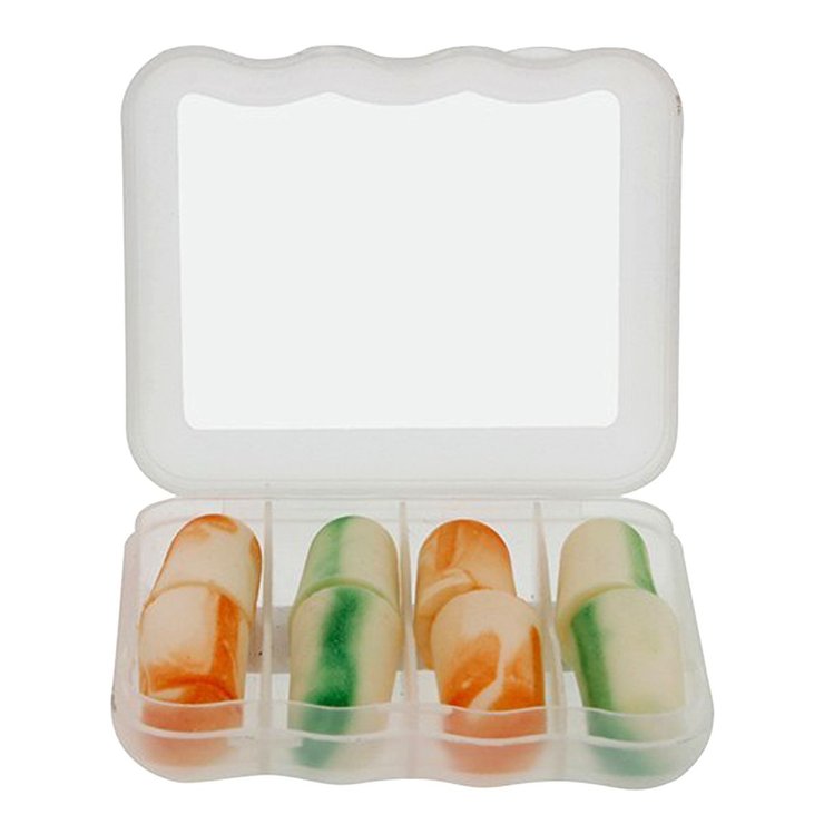 4 bouchons d'oreille polyurethane