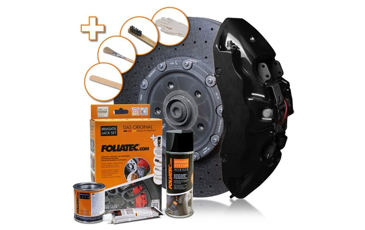 Bremssattel Lack Set, SchwarzAusreichend für die Lackierung von 4 Bremssätteln