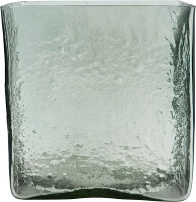 House Doctor - Vase - Square - Glas - Lyseblå - 18 CM