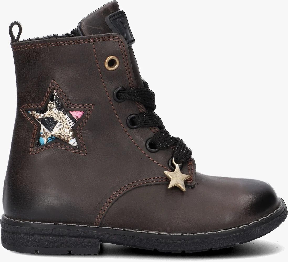 JOCHIE & FREAKS zwarte jochie & freaks veterboots jf-21170