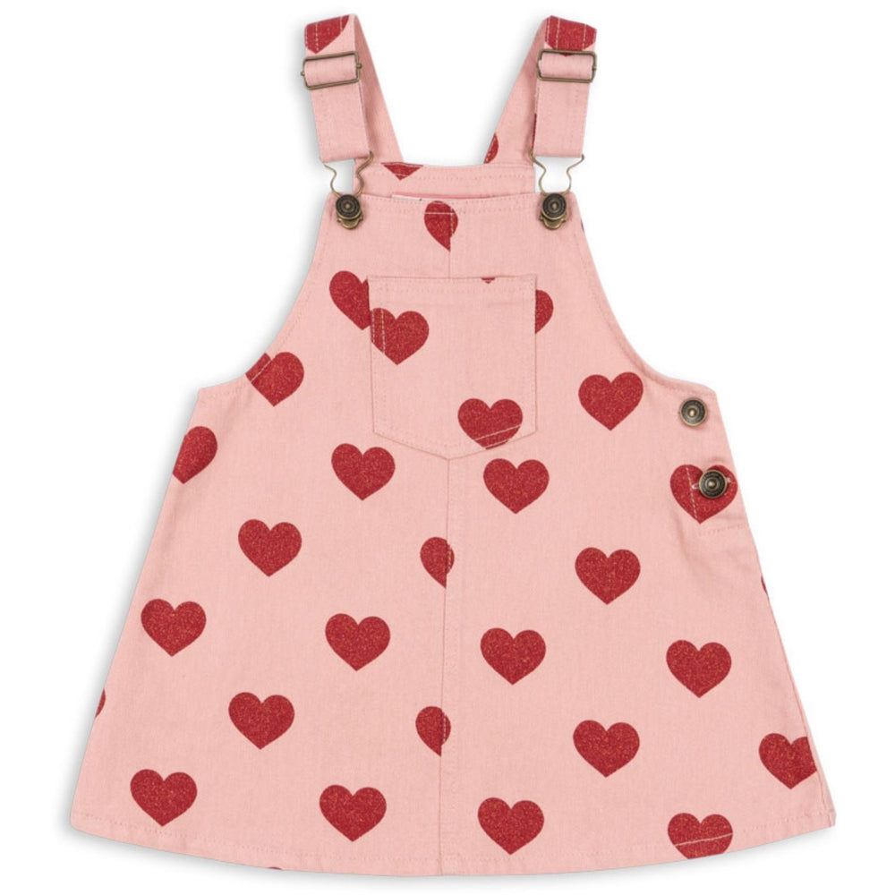 Køb Konges Sløjd Amour Glitter Magot Overall Kjole Denim Gots