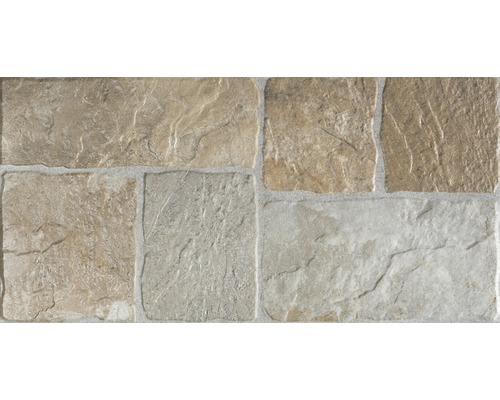 Porseleinen wand- en vloertegel Aia grigio 30,5 x 61,5 cm