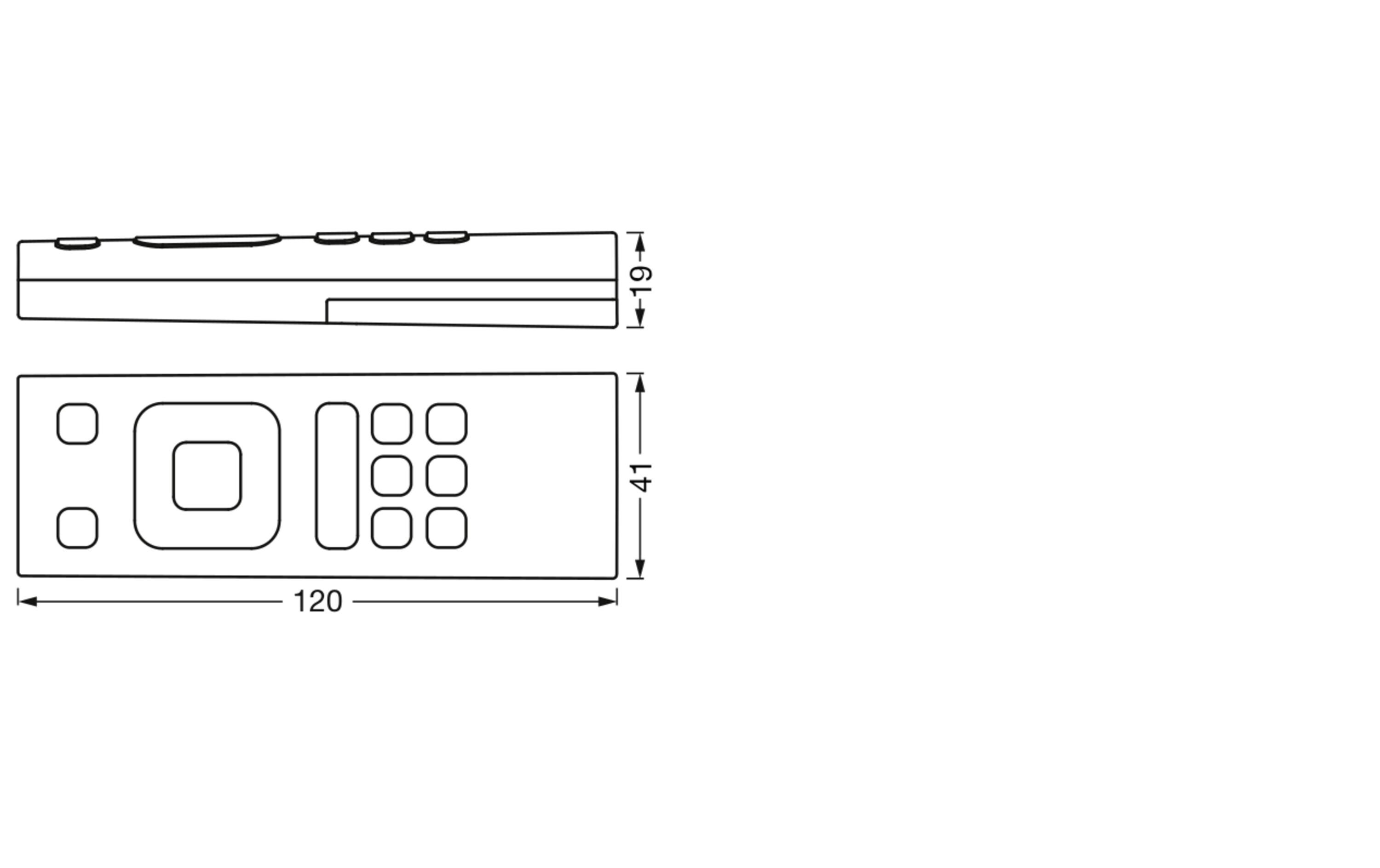 WLAN-Fernbedienung SMART+ WiFi Remote Control, Weiss, RGBWFernbedienung mit WiFi Technologie