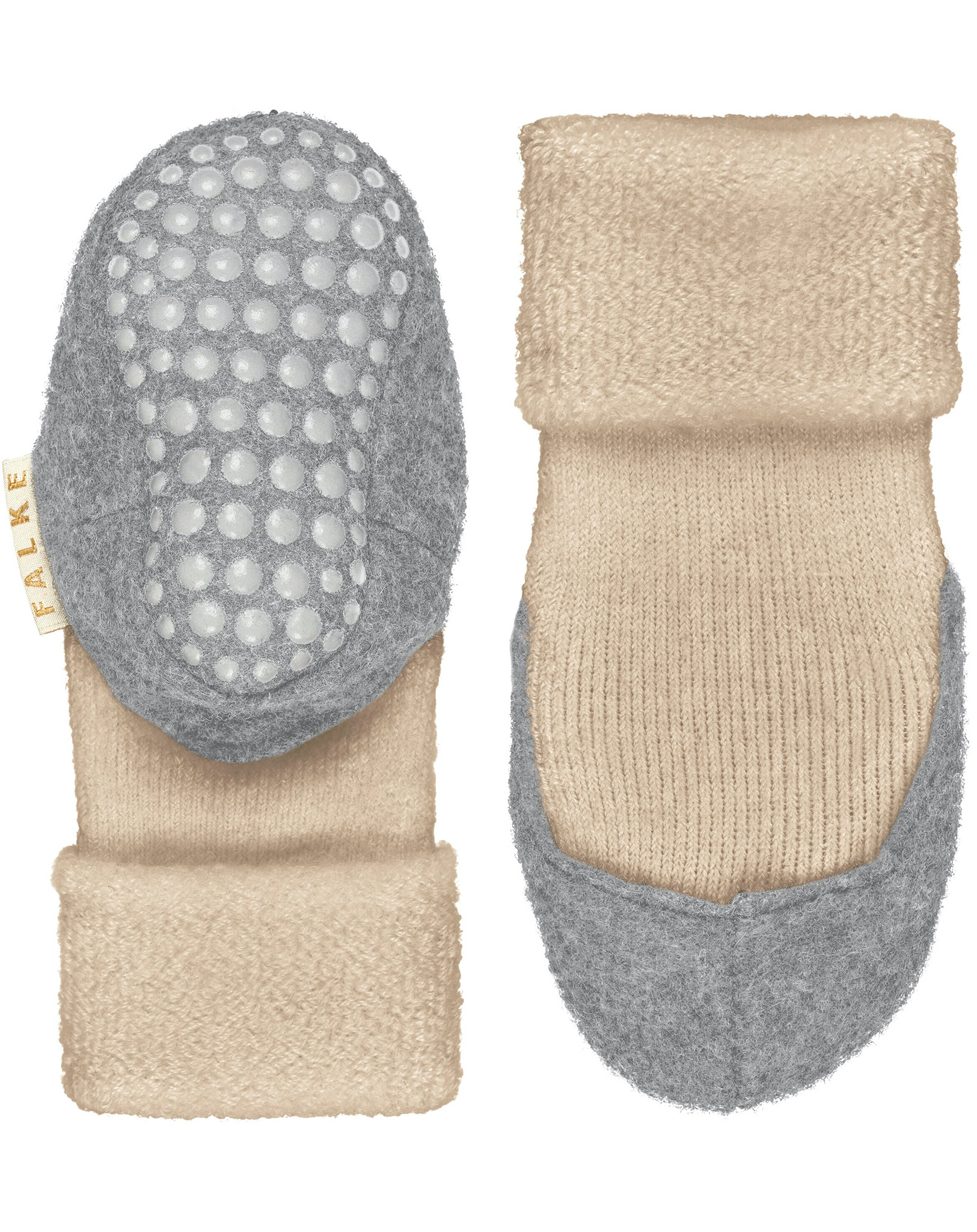 Hausschuhsocken COSYSHOE BABY in sand melange