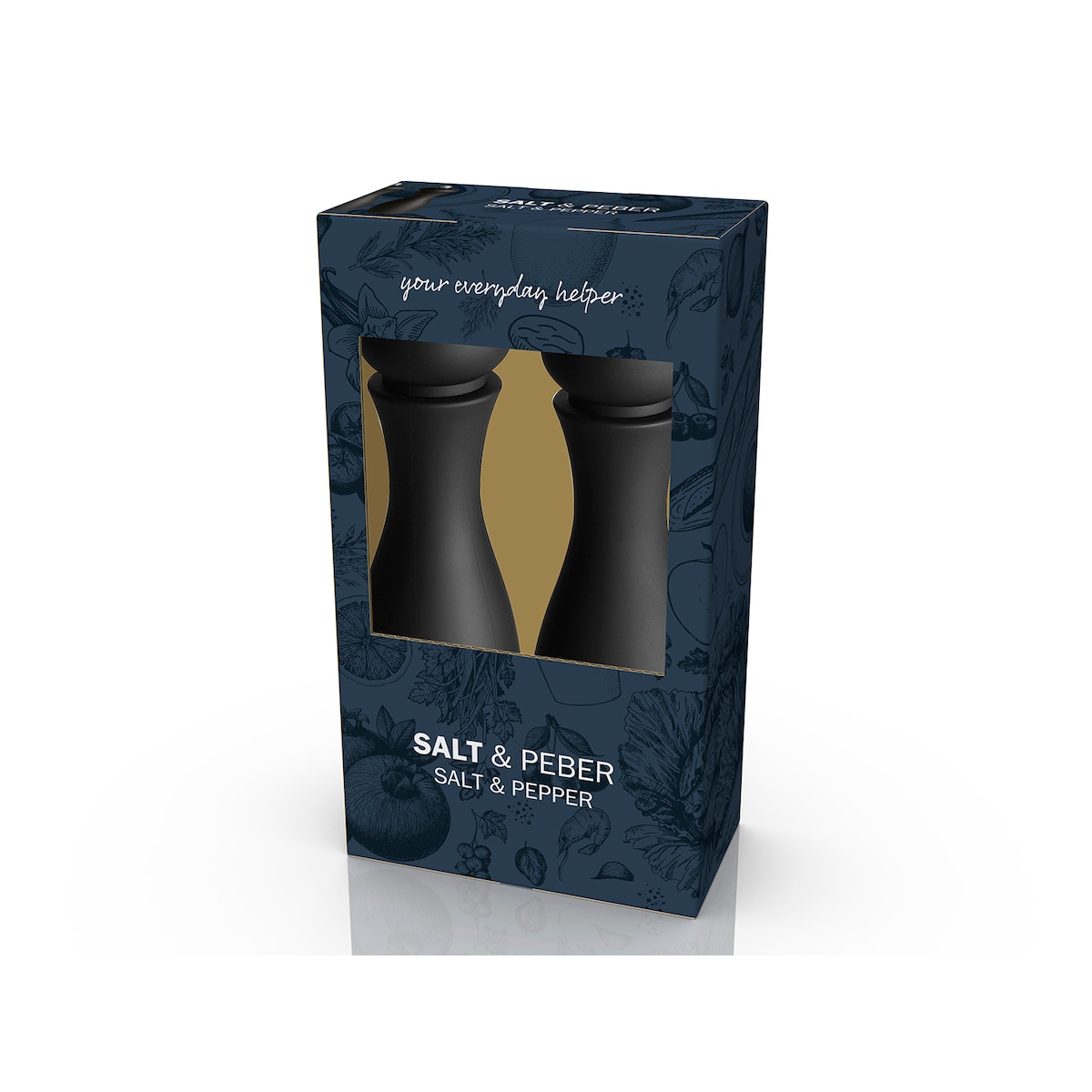 Funktion Salt & Pepper Dia. 5,1 x 18,5 cm Black