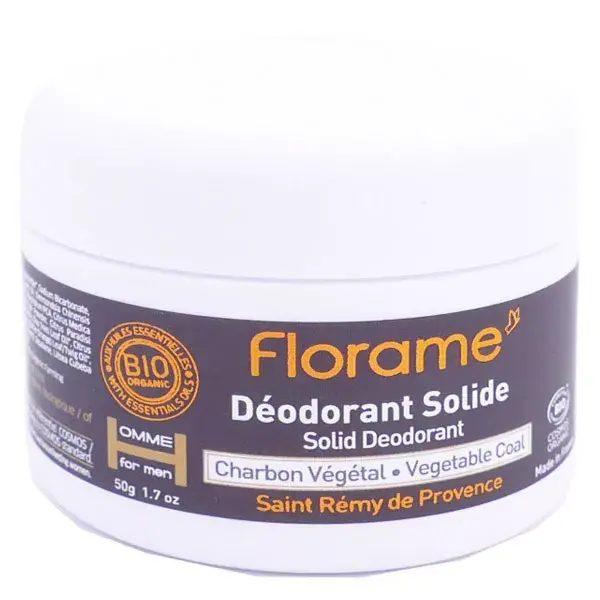 Desodorante sólido orgânico masculino Florame 50g