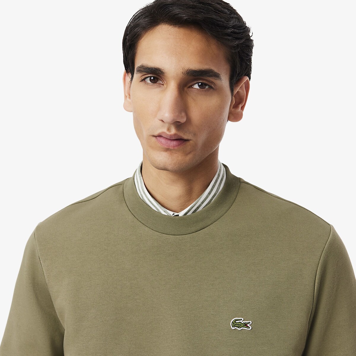 LACOSTE<br>Suéter de gola redonda