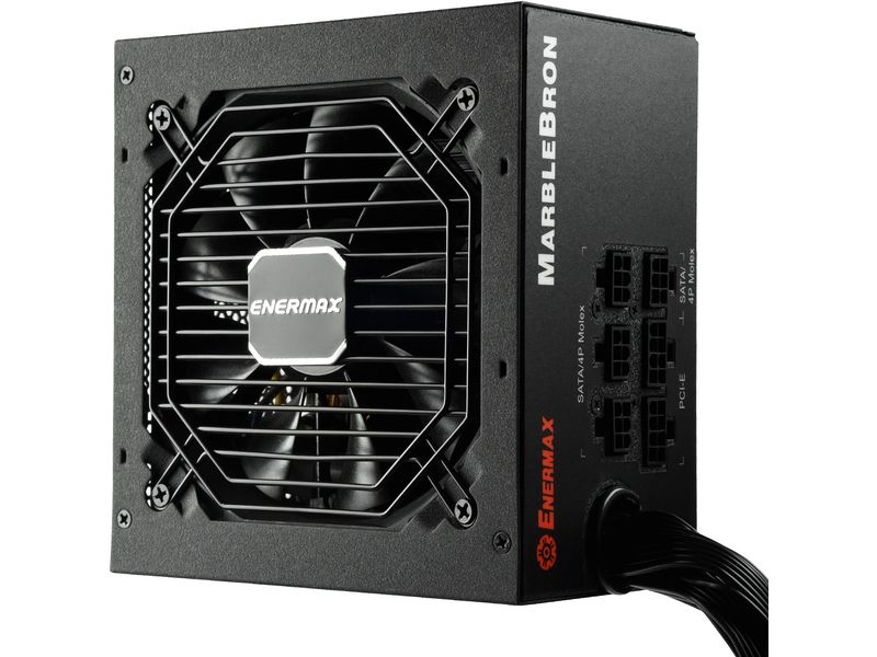 Enermax Netzteil MARBLEBRON II 650 W 650W Netzteil mit effizientem Betrieb und teilmodularem Design