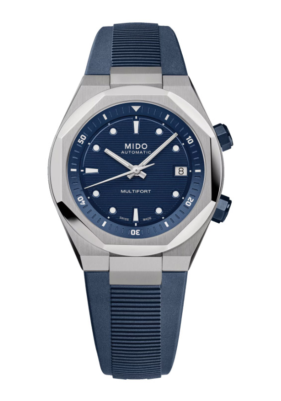 Mido Multifort 8 Two Crowns Blau M047.507.17.041.00