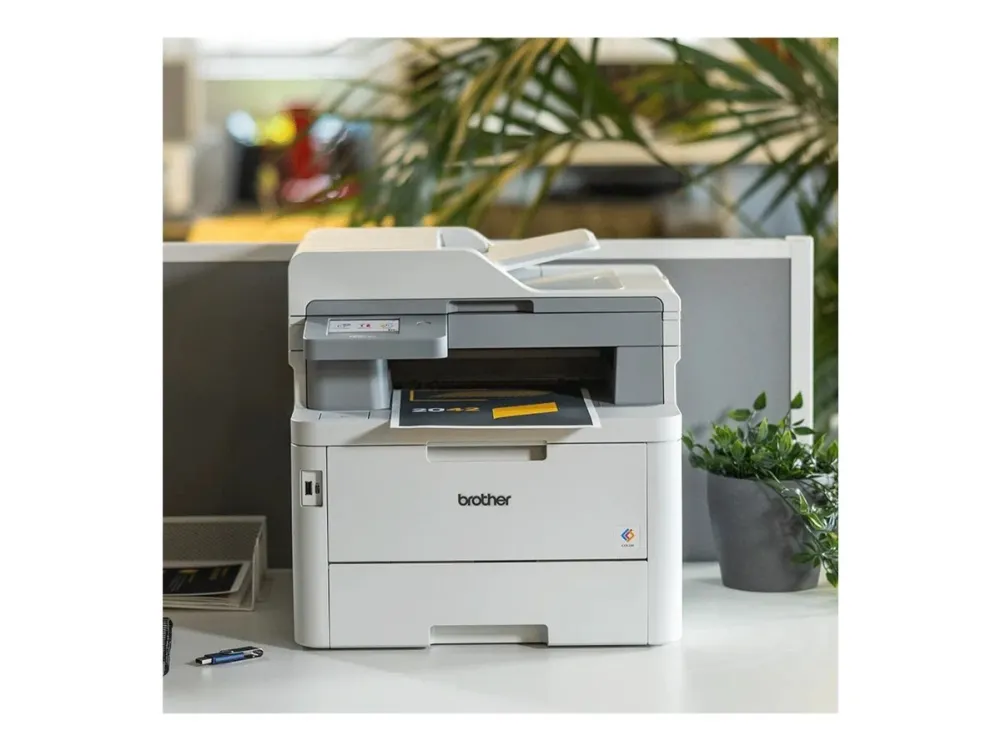 Brother MFC-L8390CDW - Multifunktionsprinter - farve - LED - A4/Legal (medie) - op til 30 spm (kopiering) - op til 30 spm (udskriver) - 280 ark - 33.6 Kbps - USB 2.0, Gigabit LAN, USB 2.0 vært, NFC, Wi-Fi(n)