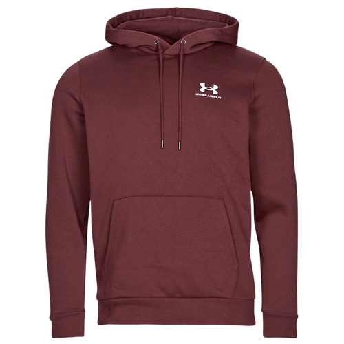Under Armour - UA ESSENTIAL FLEECE HOODIE - Chestnut Red /  / White
