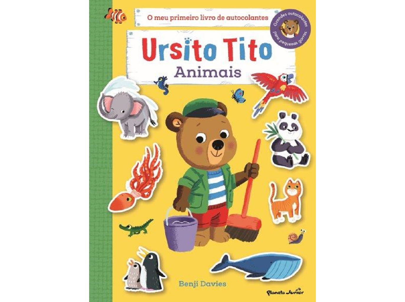 LIVRO URSITO TITO AUTOCOLANTES ANIMAIS