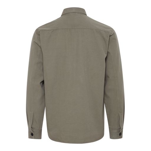 Solid Overshirt, Olive, S