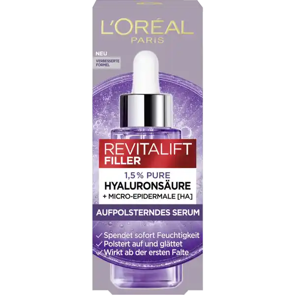 Anti-Falten Serum Filler Intensiv Aufpolsternd + Hyaluronsäure
