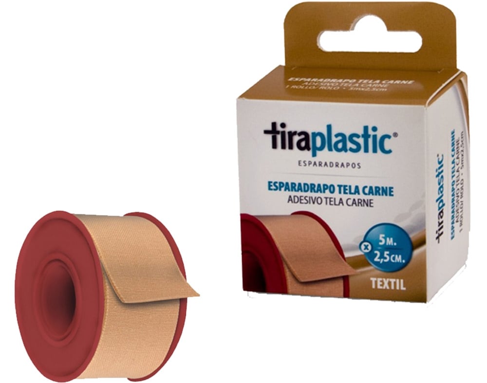 ADESIVO TIRAPLASTIC COR DE PELE 5MX2.5CM 1UN