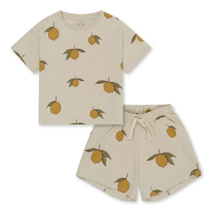 Konges Sløjd Ensemble Pyjama Coton Bio | Jaune
