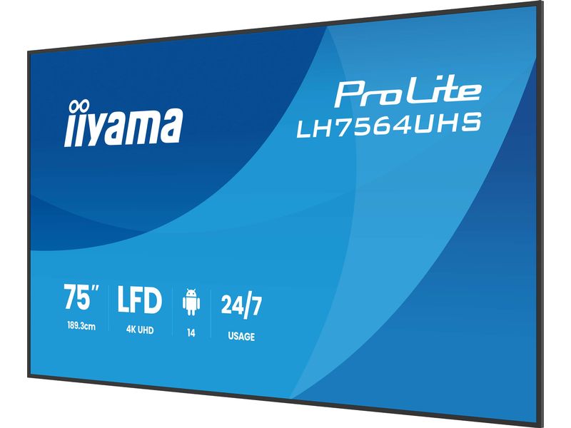 iiyama Public Display LH7564UHS-B1AG 75 