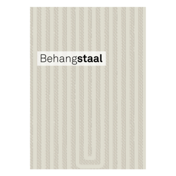 Behangstaal vliesbehang Geo creme (dessin 120957)