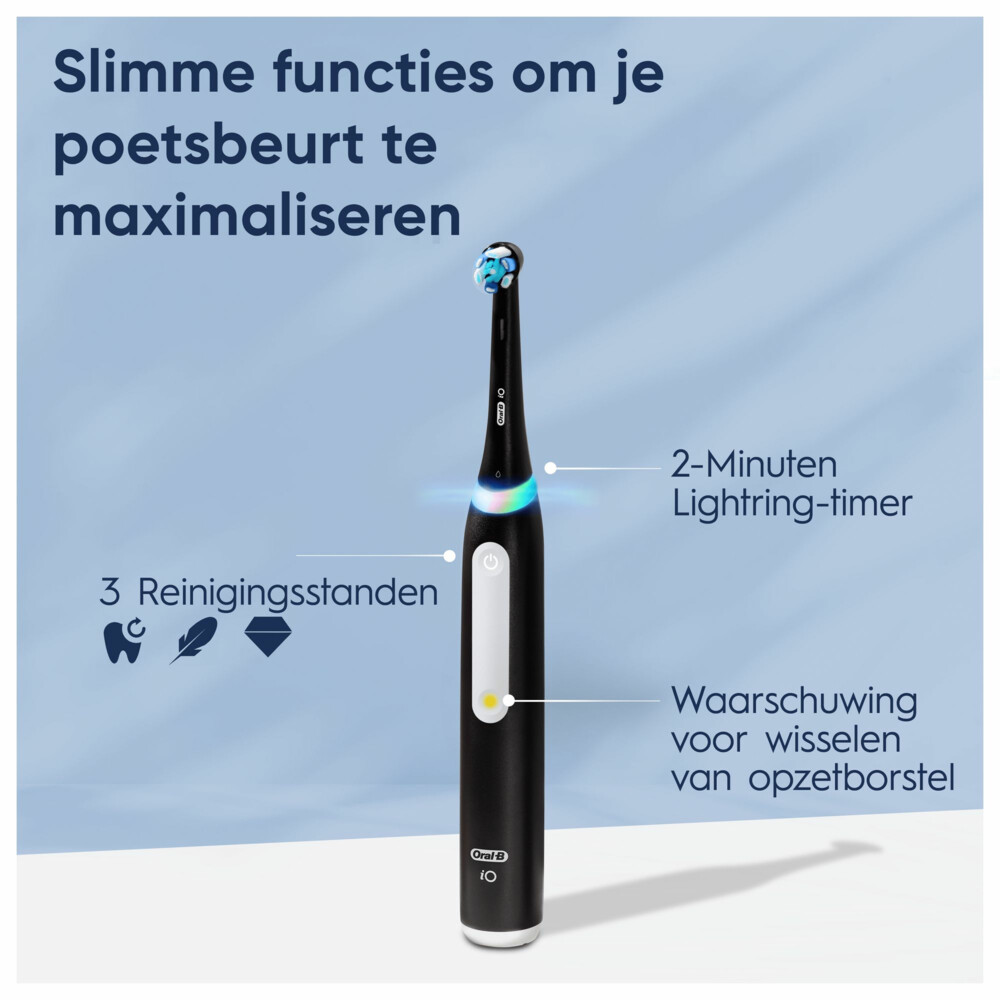 Oral-B Elektrische Tandenborstel iO 3 Duo Zwart & Blauw1 set