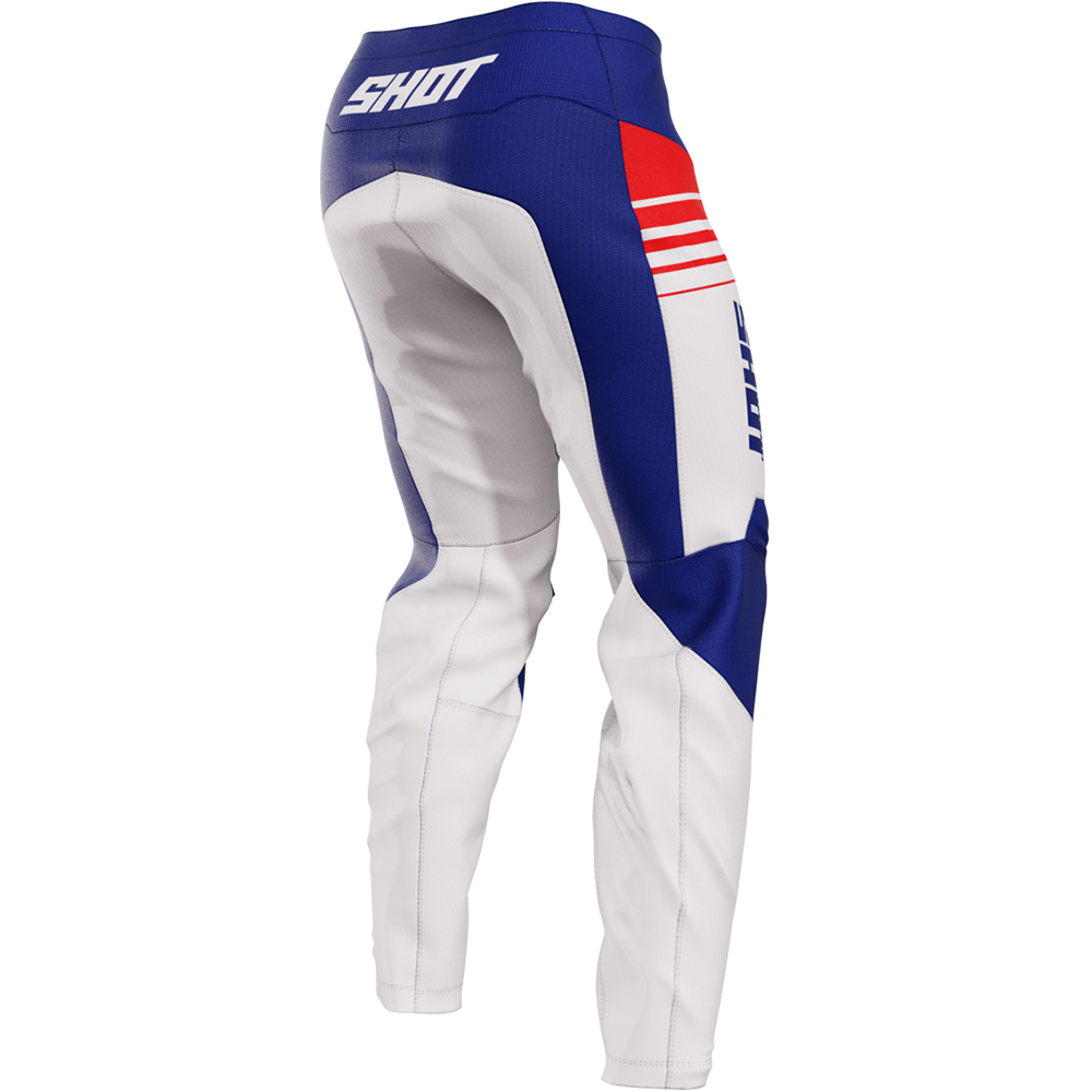Shot - Pantalon Devo Peak Blanc / Bleu / Rouge